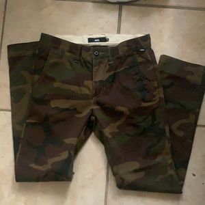 Camo Vans pants